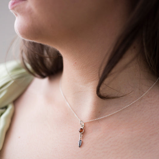 Sunset Leaf Necklace
