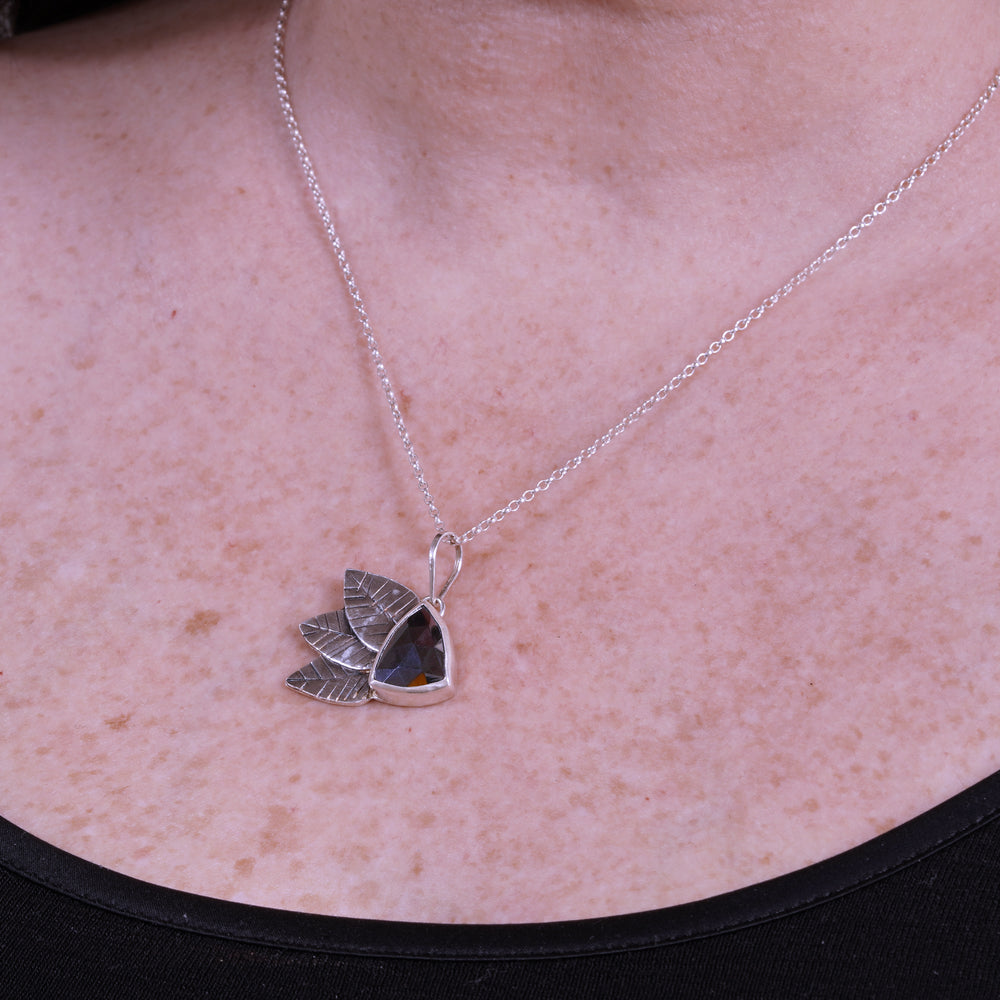 Sabrina hematite necklace