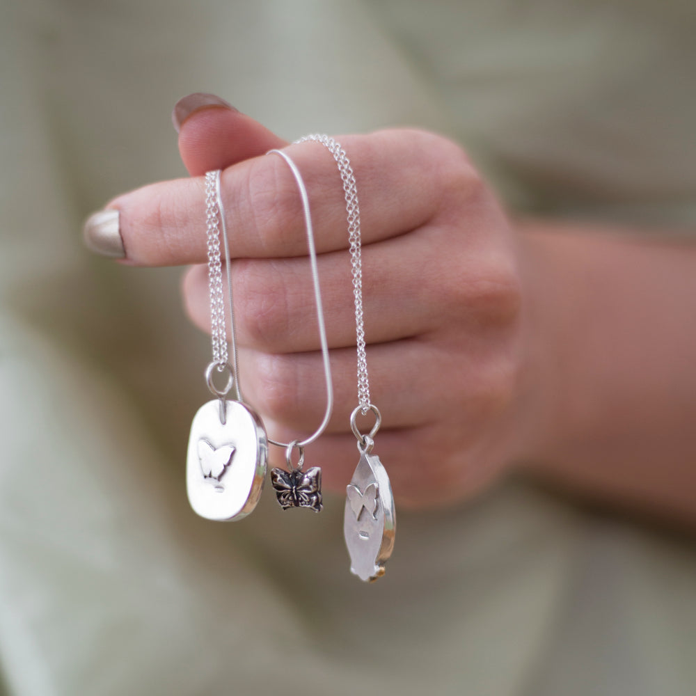 Sterling Silver Butterfly Necklace