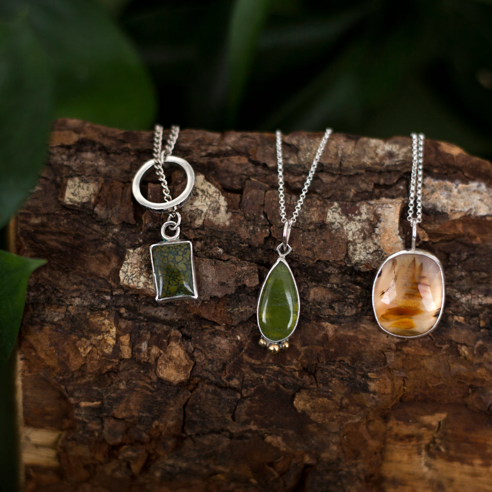 Vesuvianite pendant