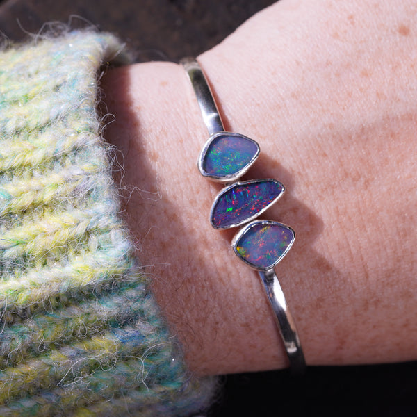 3 opal cuff