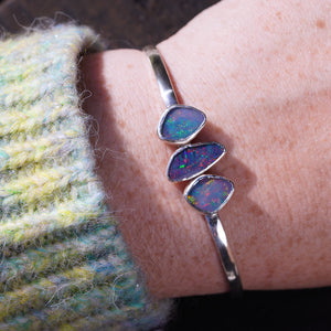 3 opal cuff