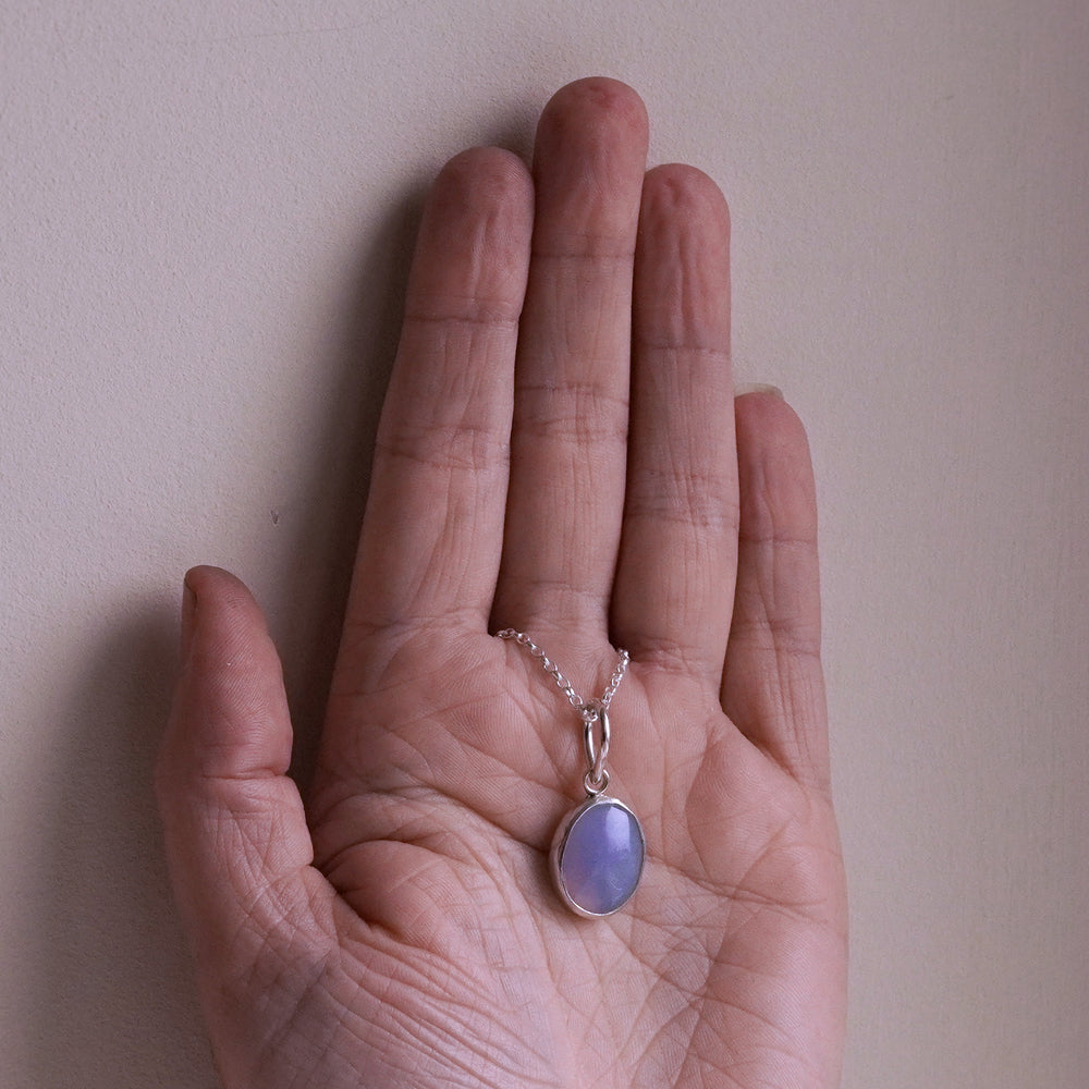 Lavender Chalcedony pendant