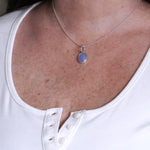 Lavender Chalcedony pendant
