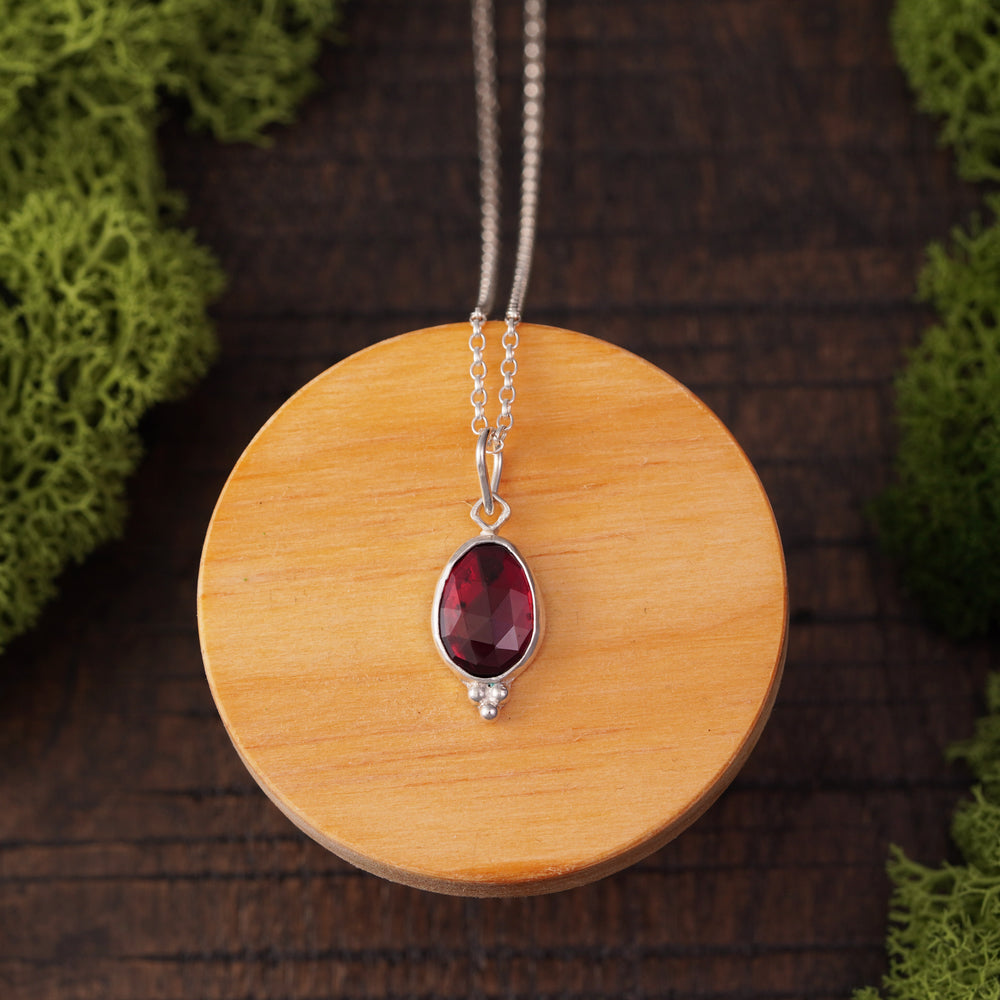 Red - Rhodolite Garnet GOTEL pendant