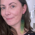GOTEL Green fields earrings
