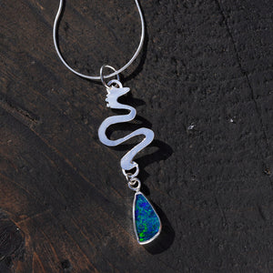 Leviathan opal pendant
