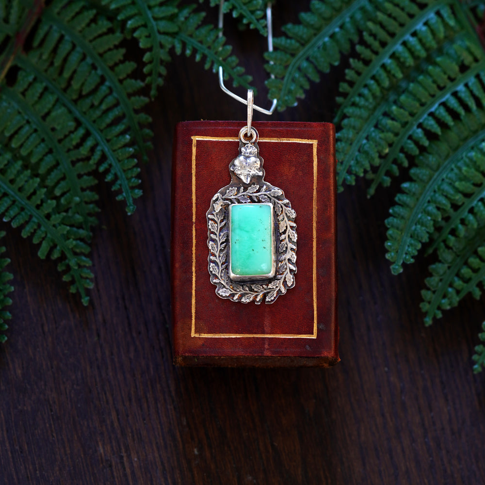 Lilith Chrysoprase necklace