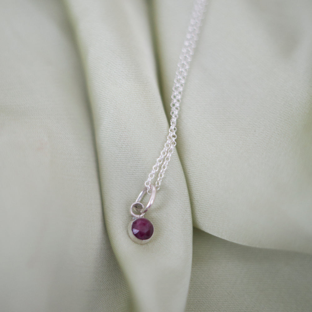 Little Light Necklace - Ruby