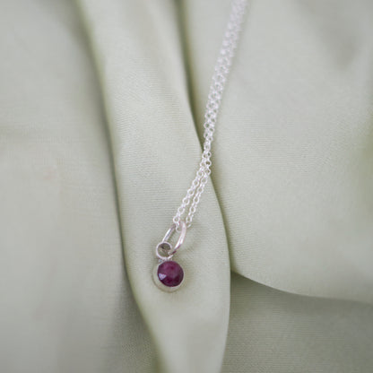 Little Light Necklace - Ruby