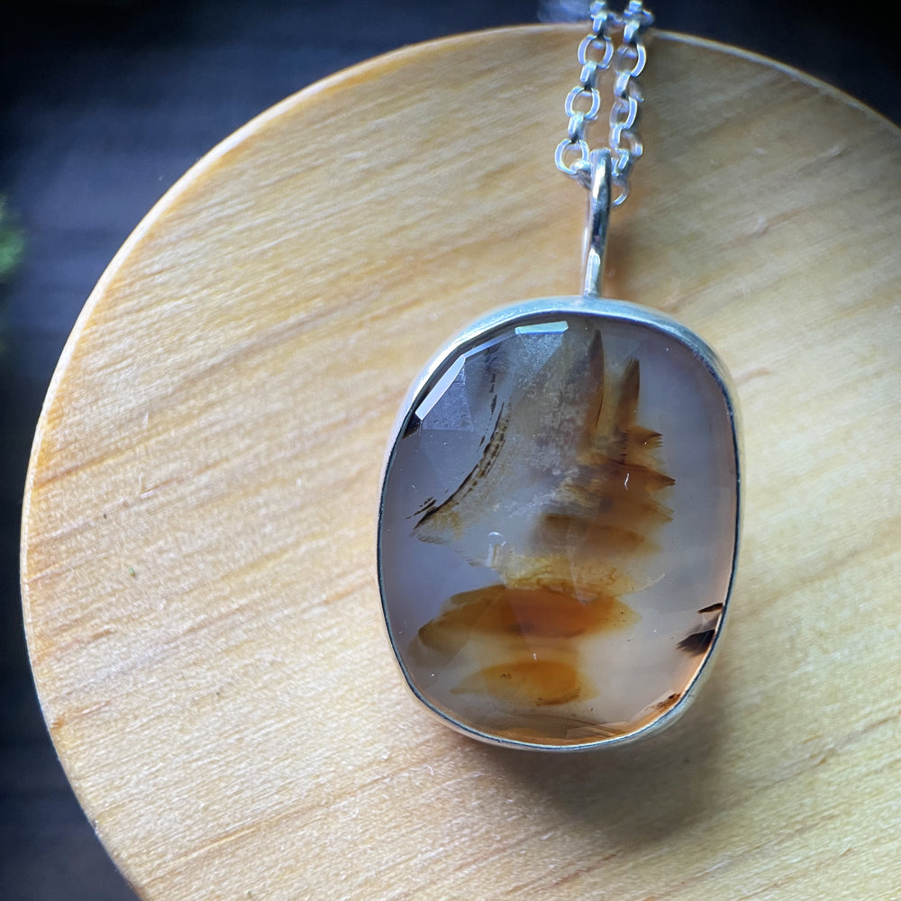 Yellow - Montana Agate GOTEL pendant