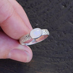 Moonstone scale ring