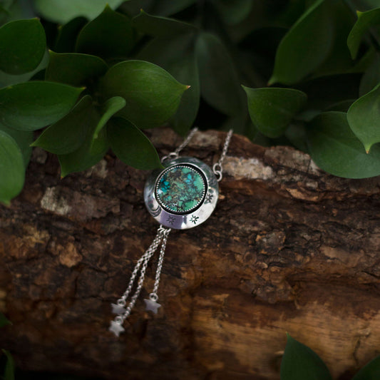 Turquoise Solar Amulet