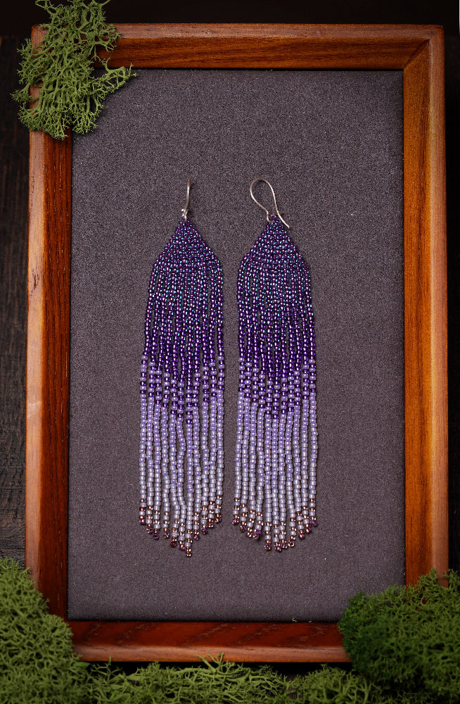 GOTEL Purple skies earrings
