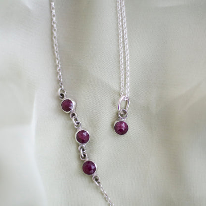 Little Light Necklace - Ruby
