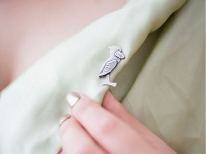 Sterling silver minion pins set