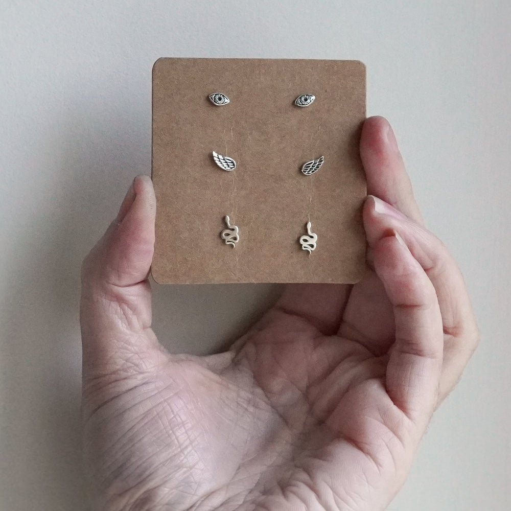 Sterling silver earring set