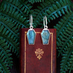 Til death do we part earrings - Labradorite