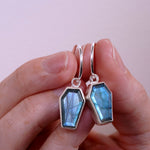 Til death do we part earrings - Labradorite