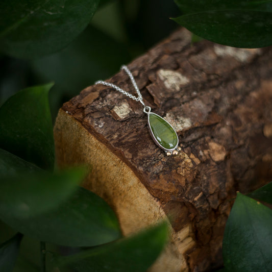 Vesuvianite pendant