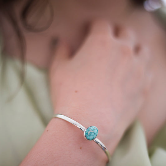 Classic turquoise stacking cuff #3