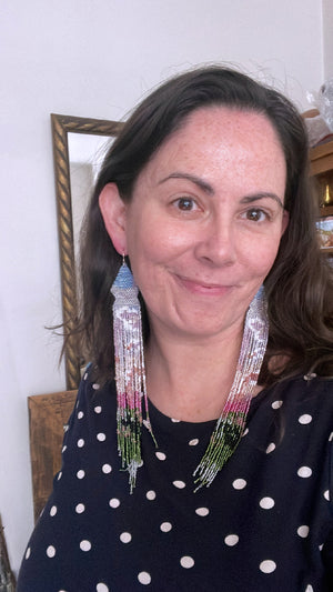 GOTEL Zelda inspired pink earrings