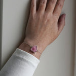 Pink cobalt calcite bracelet