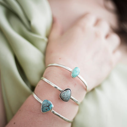 Classic turquoise stacking cuff #9