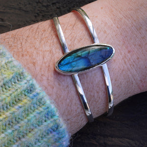 Labradorite cuff