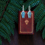 Til death do we part earrings - Labradorite