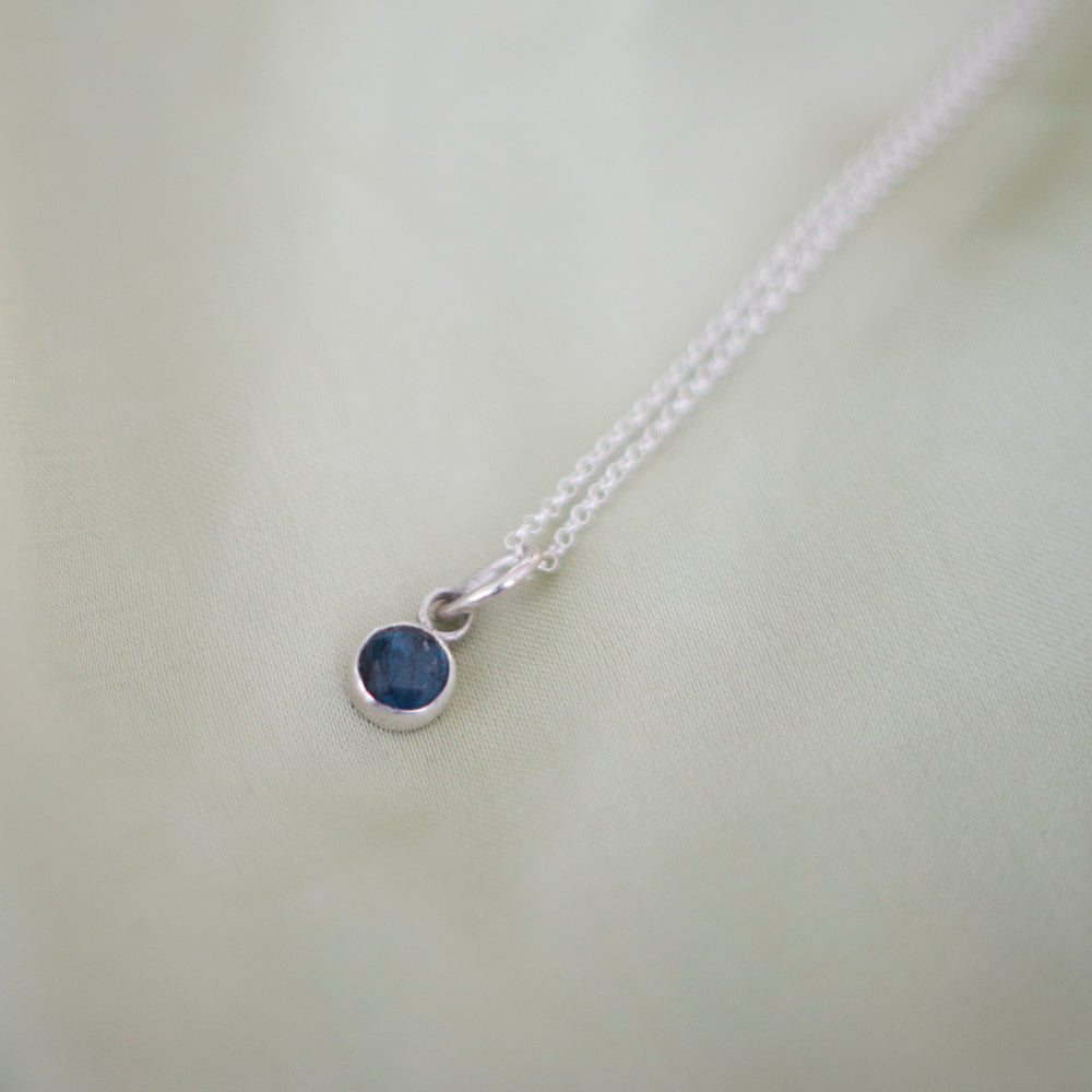 Little Light Necklace - Moss Kyanite