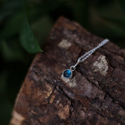 Little Light Necklace - Moss Kyanite