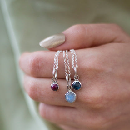 Little Light Necklace - Moss Kyanite