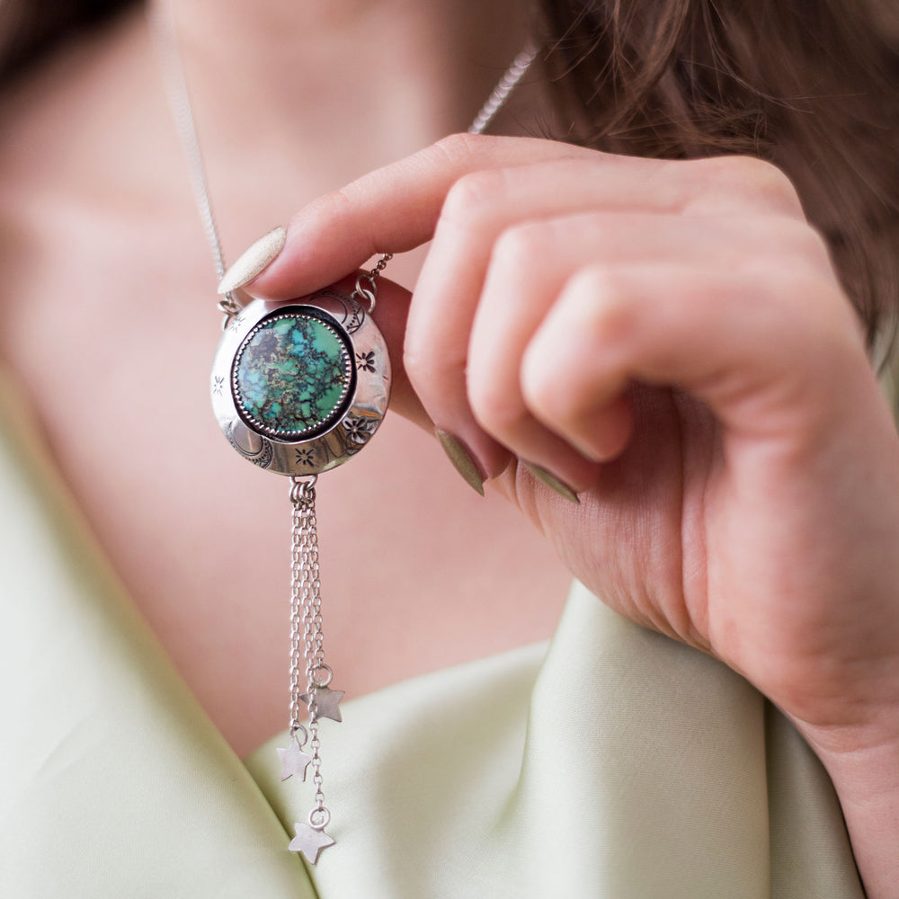 Turquoise Solar Amulet