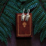 Til death do we part earrings - Pyrite