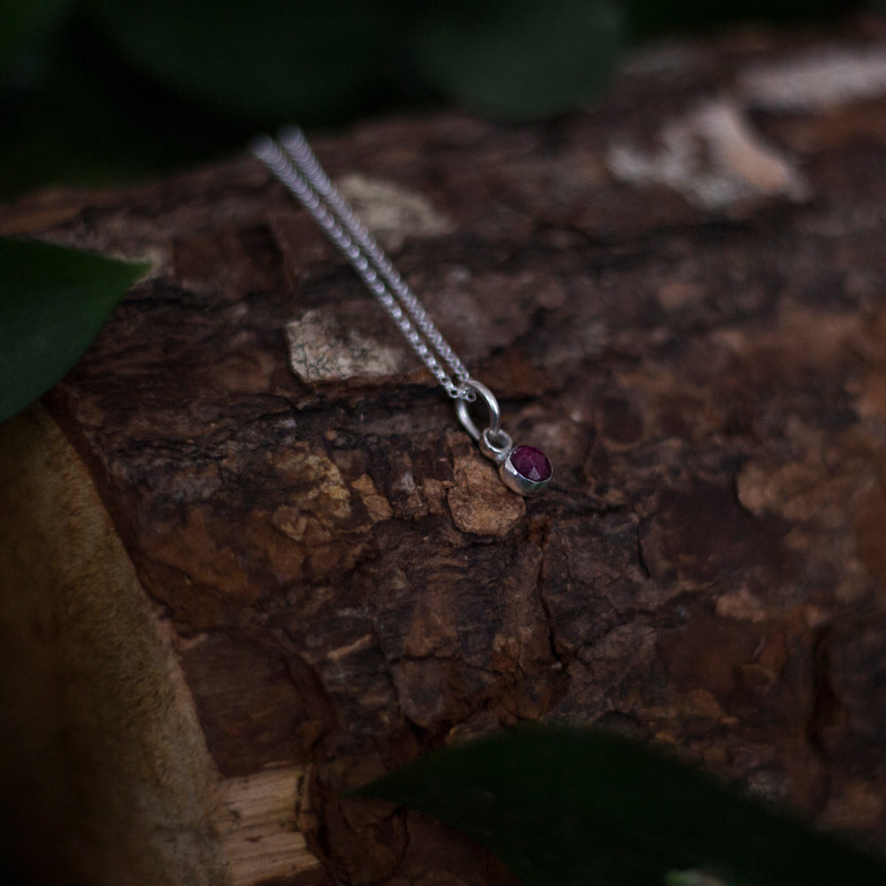 Little Light Necklace - Ruby