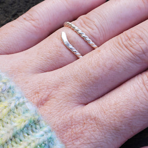 Simple Leviathan twist ring