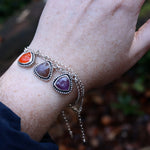 Chocolate moonstone bracelet