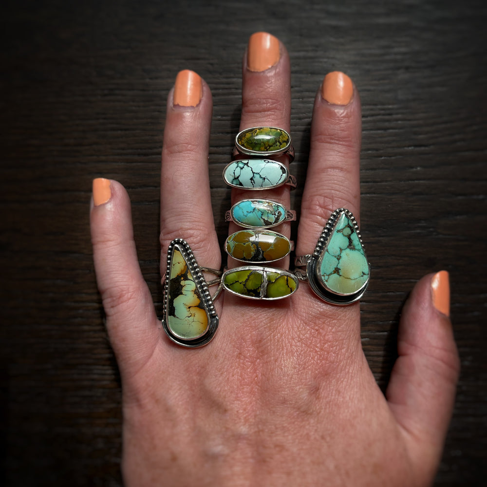 Lodestar ring - Wild Horse Turquoise