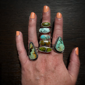 Lodestar ring - Wild Horse Turquoise