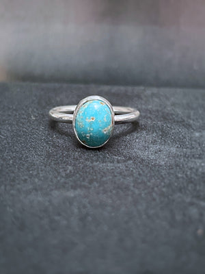 Blue Diamond Turquoise Ring #1