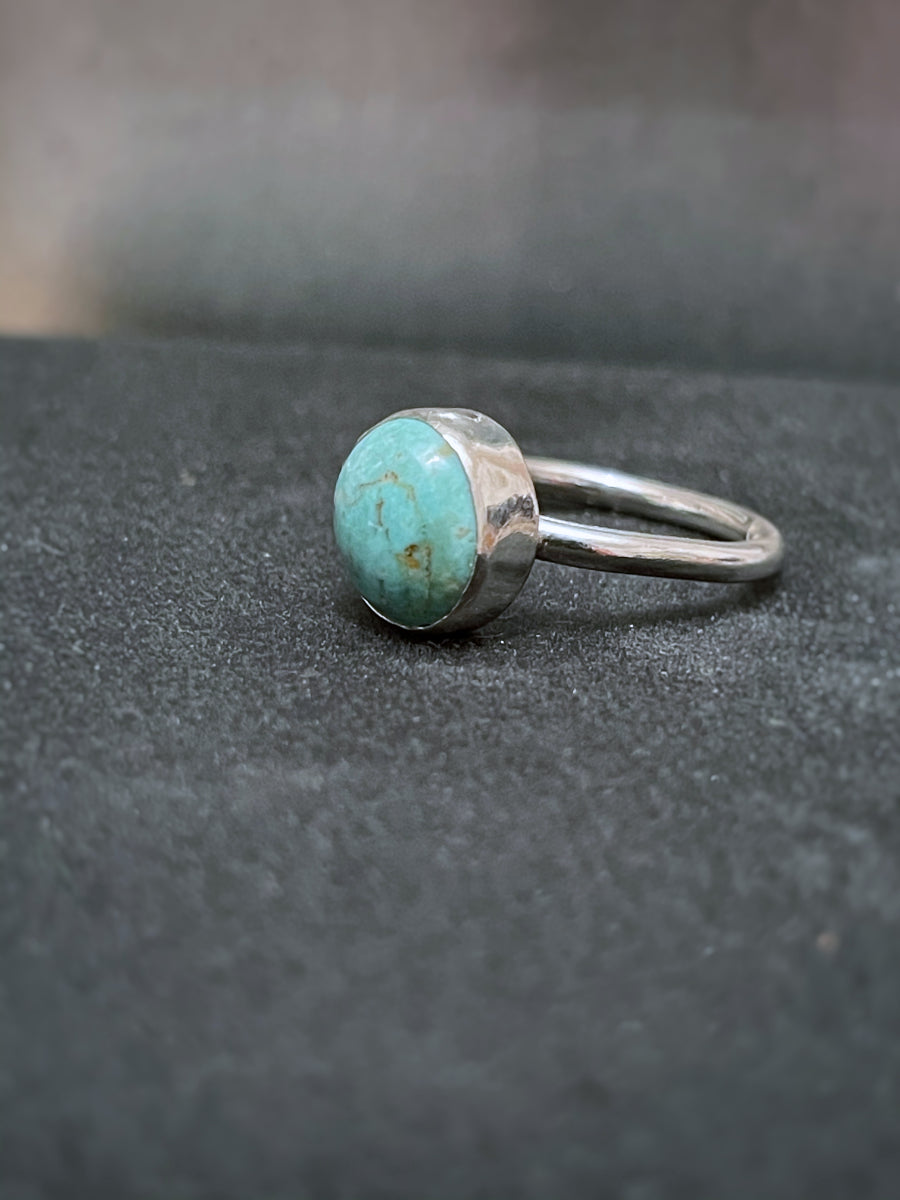 Blue Diamond Turquoise Ring #3