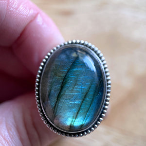 Labradorite ring #1