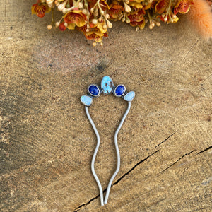 Gold Hills Turquoise hair fork