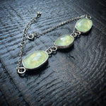 Prehnite bracelet