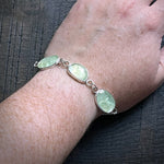 Prehnite bracelet