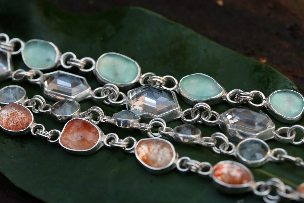 Moss Aquamarine bracelet