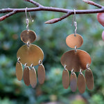 Brass chandelier earrings #2