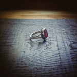 Carnelian ring size 8.25