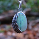 Sterling opal pendant #3